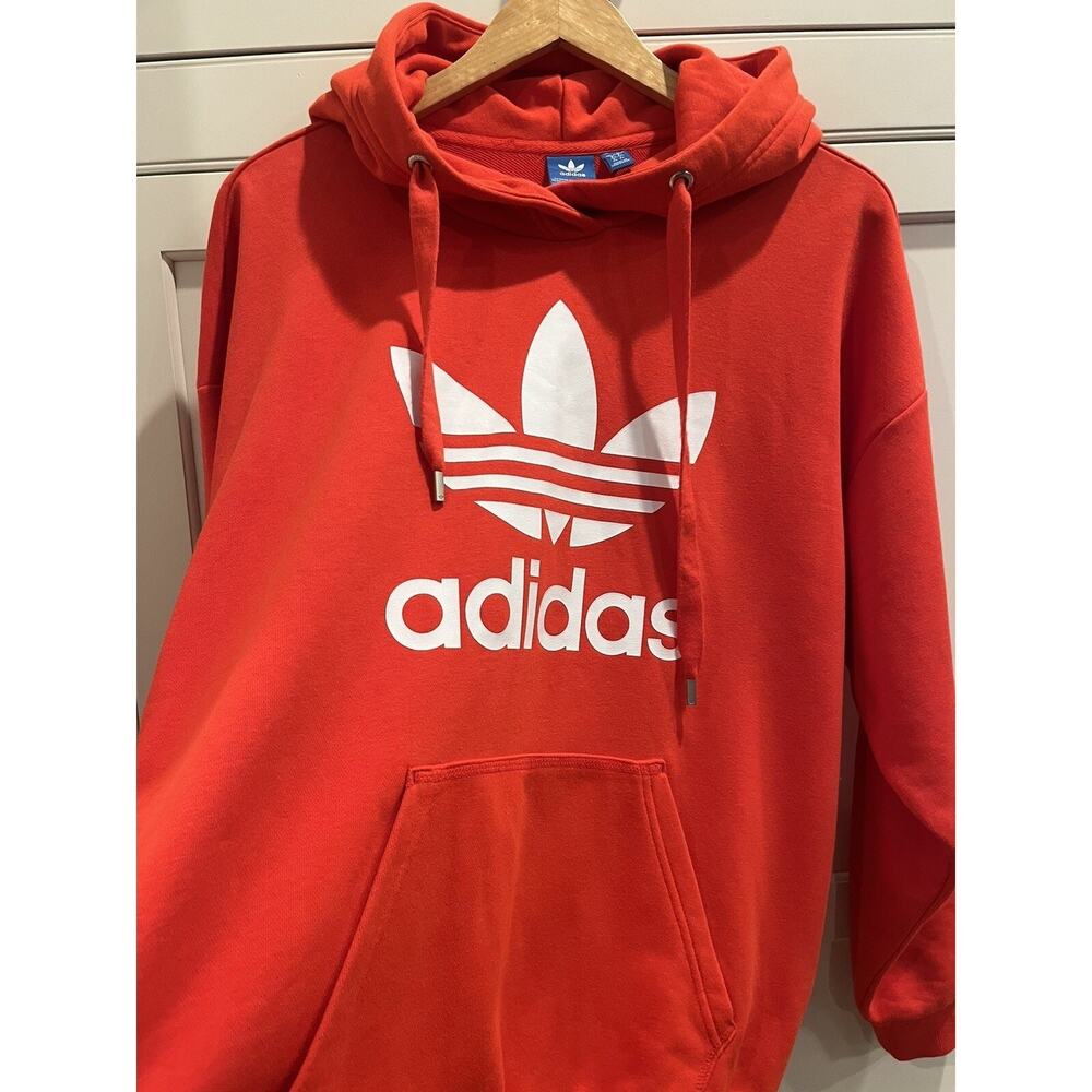 Adidas Originals Adicolor Trefoil Pullover Hoodie Womens Size M - Picture 3 of 11